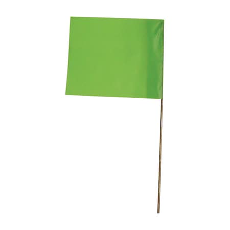 C.H. Hanson C.H. Hanson 15 in. Fluorescent Lime Marking Flags Polyvinyl 10 pk 15067